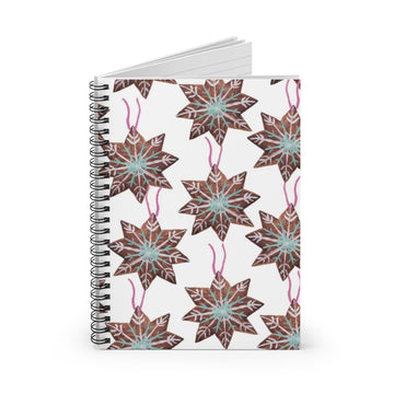 Holiday Star Cookies Spiral Lined Notebook