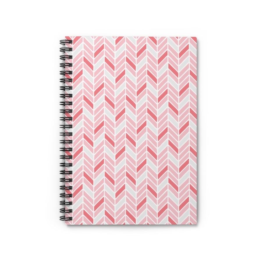 Chevron Love Spiral Lined Notebook