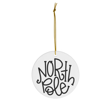 North Pole Minimalist Ornament