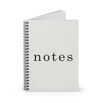 Classic Notes Spiral Notebook