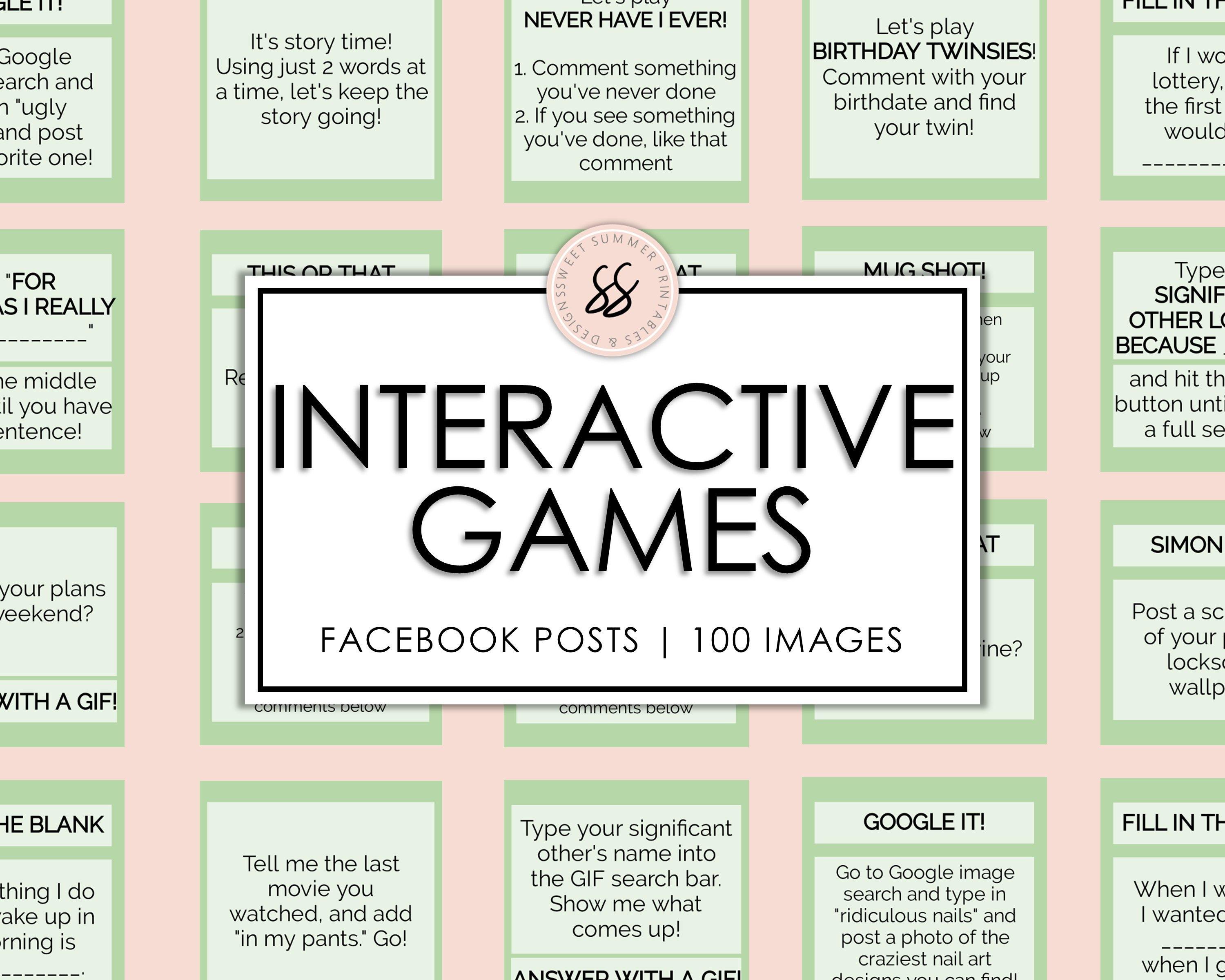 110 Gif games ideas  interactive posts, facebook engagement posts,  interactive facebook posts