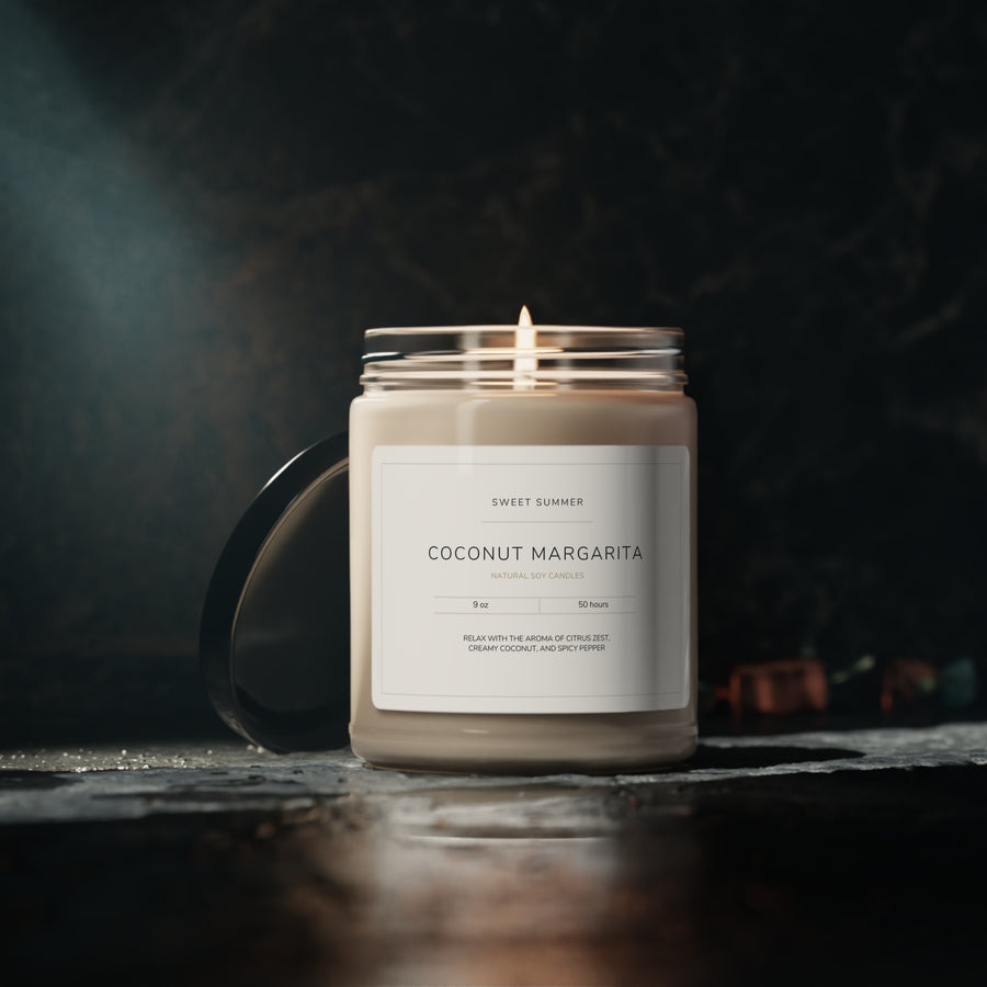 Coconut Margarita Scented Soy Candle