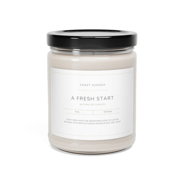 A Fresh Start Scented Soy Candle