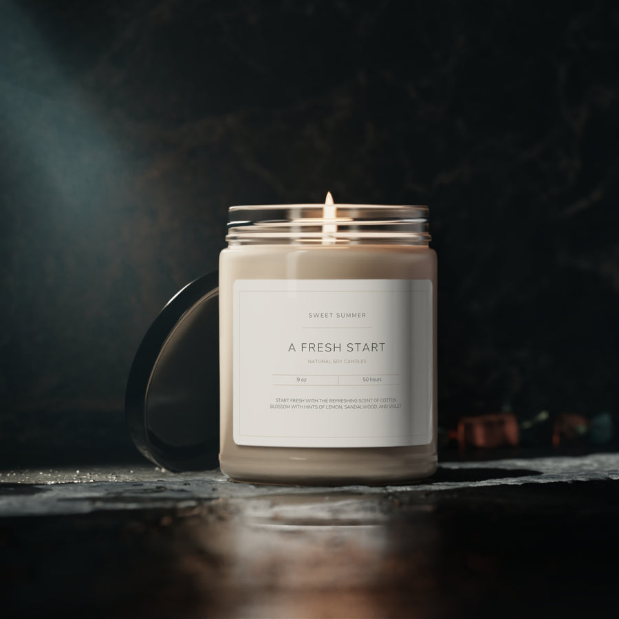 A Fresh Start Scented Soy Candle