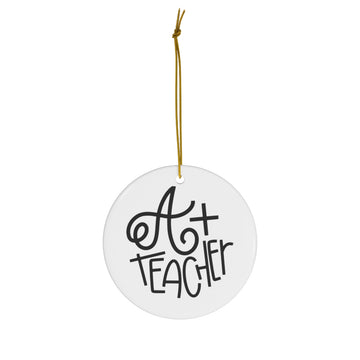 A+ Teacher Ornament