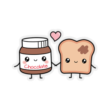Toast & Spread Couple Sticker