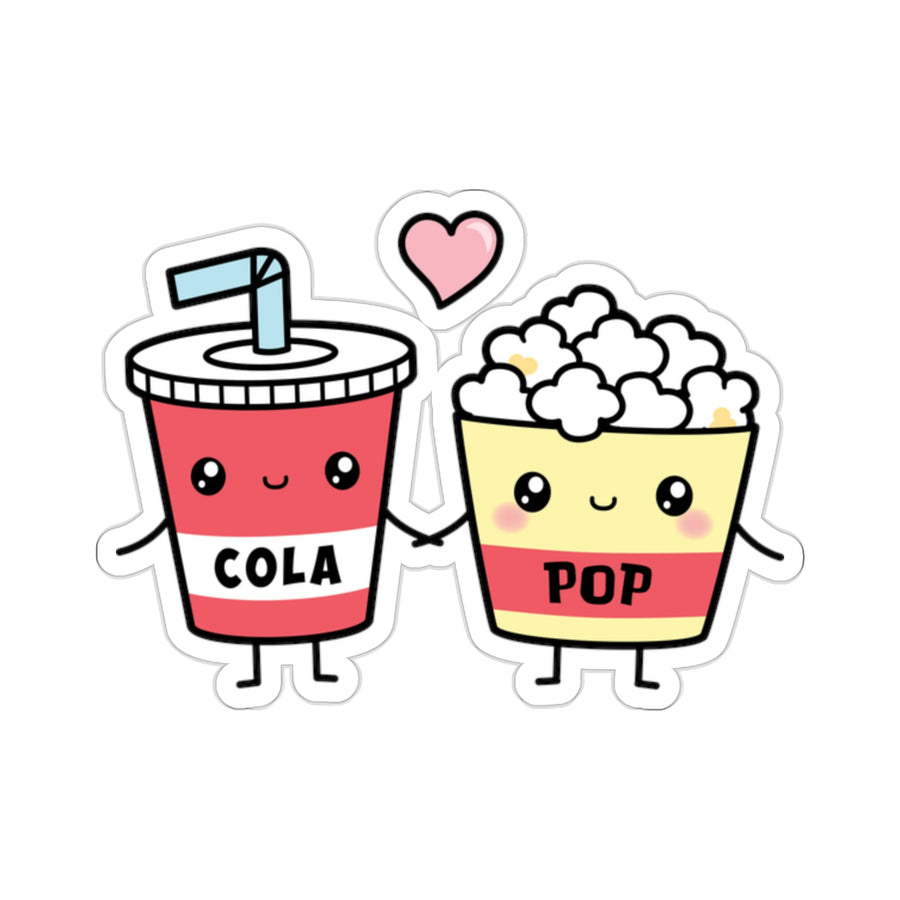 Popcorn & Soda Couple Sticker