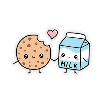 Milk & Cookie Couple Sticker