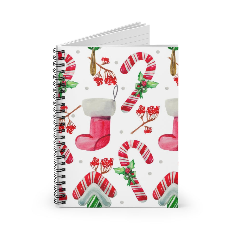 Christmas Sweets Spiral Lined Notebook