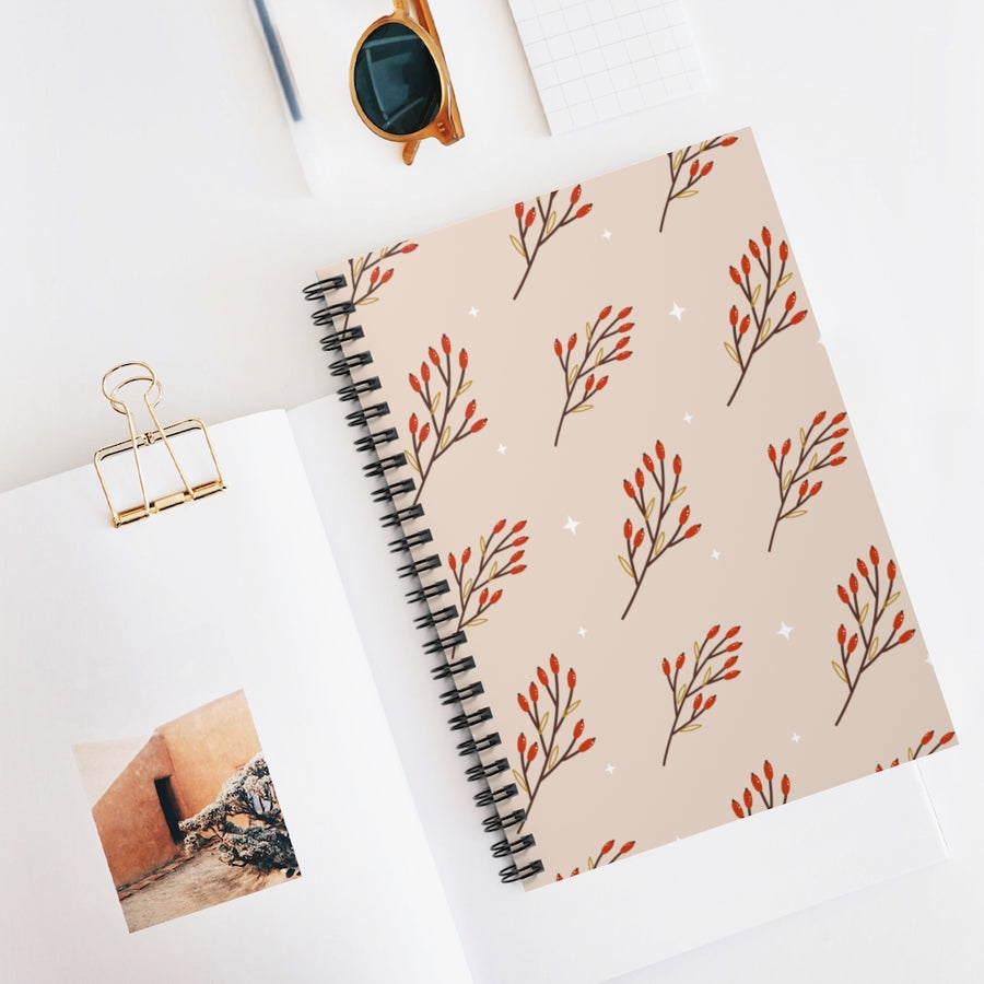 Holiday Spiral Lined Notebook