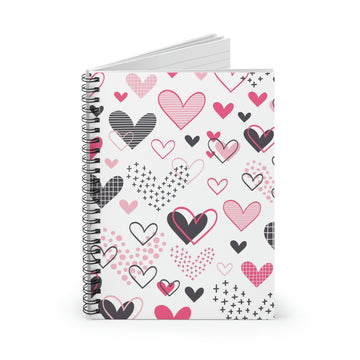 Sweet Hearts Spiral Lined Notebook