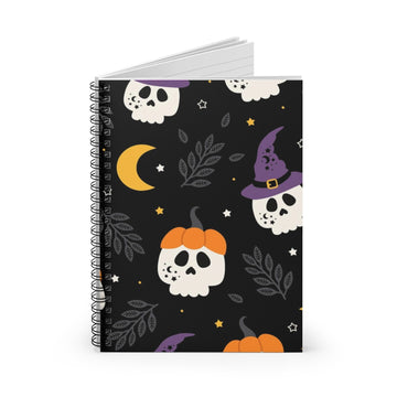 Sweet Skulls Spiral Lined Notebook
