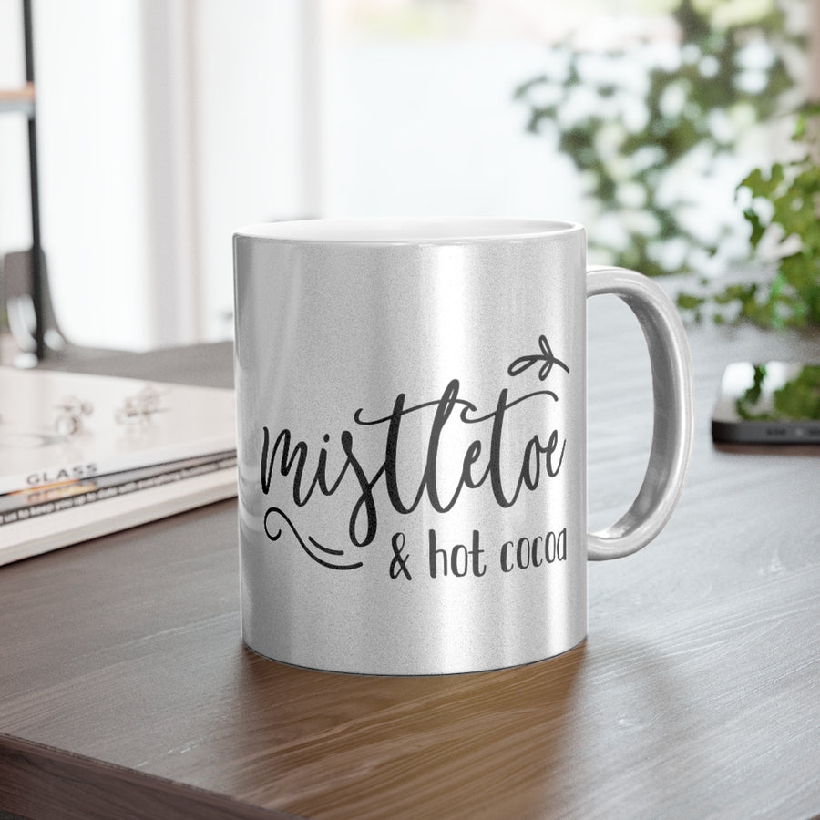 Mistletoe Metallic Mug