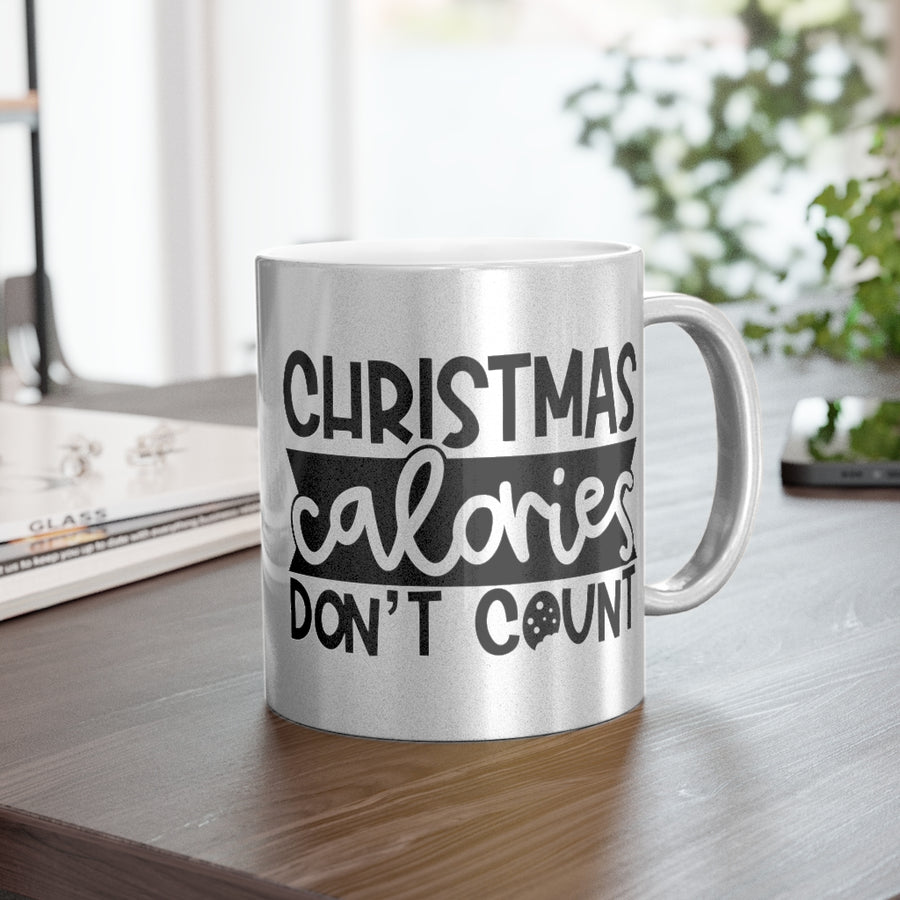 Christmas Calories Metallic Mug