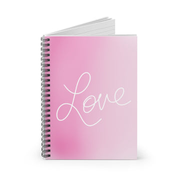 Pink Love Spiral Notebook