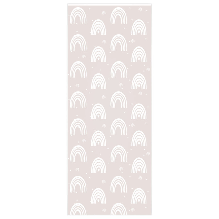 Soft Pink Boho Rainbow Wrapping Paper