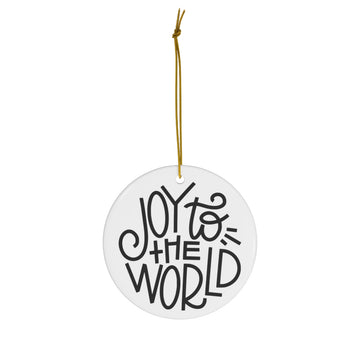 Joy To The World Minimalist Ornament