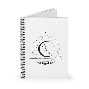 Taurus Spiral Lined Notebook