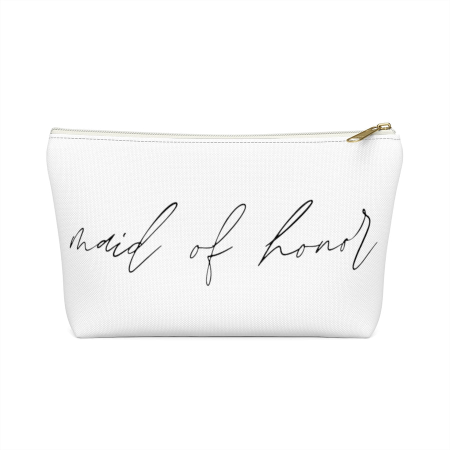 Maid of Honor Script Cosmetic Pouch