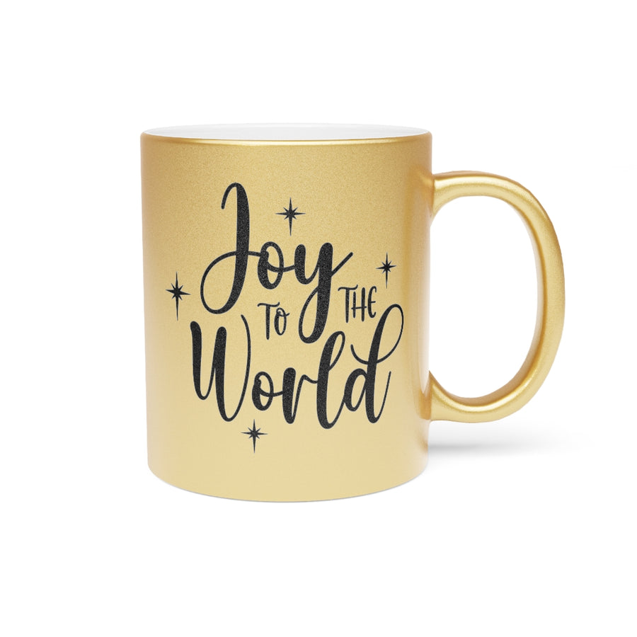 Joy To The World Metallic Mug