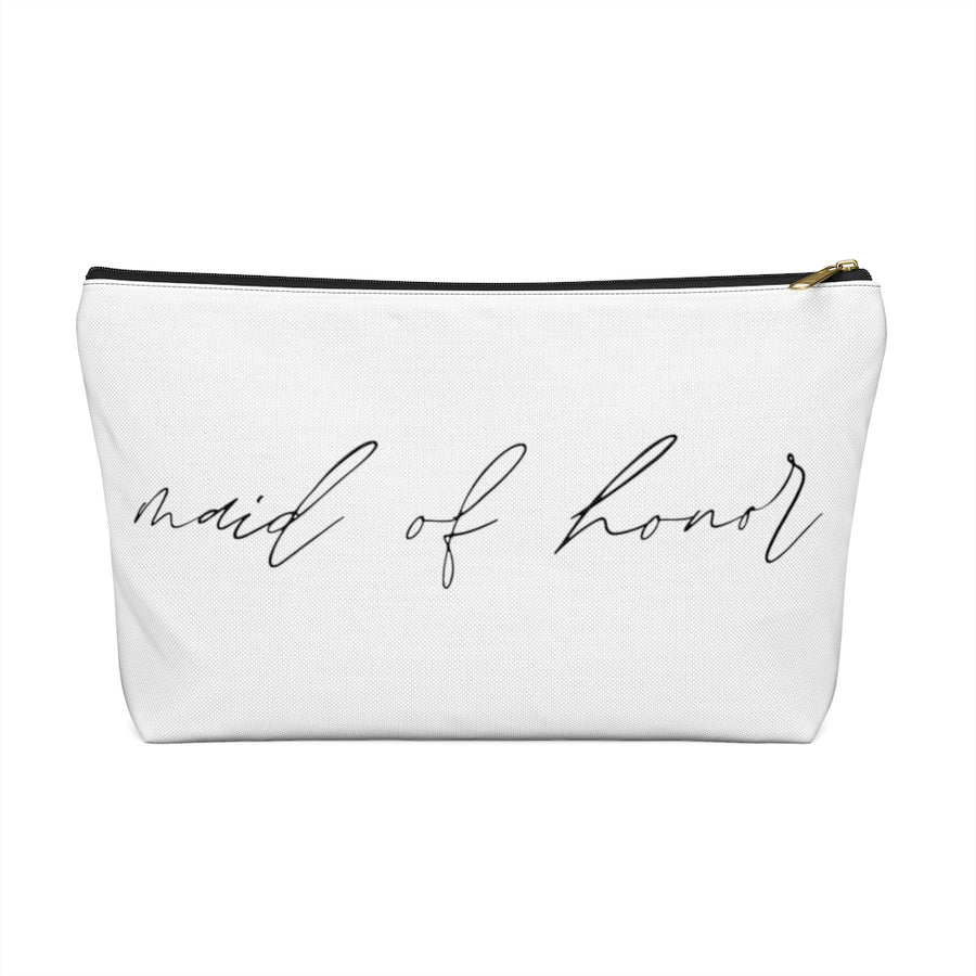 Maid of Honor Script Cosmetic Pouch