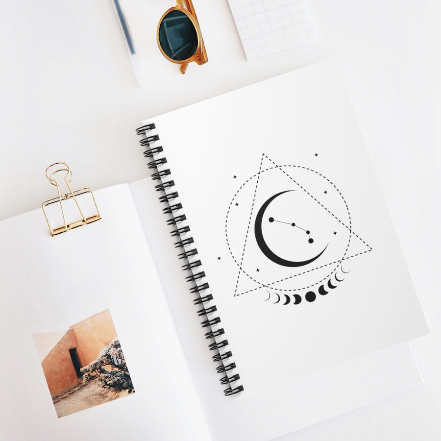 Aries Spiral Lined Notebook
