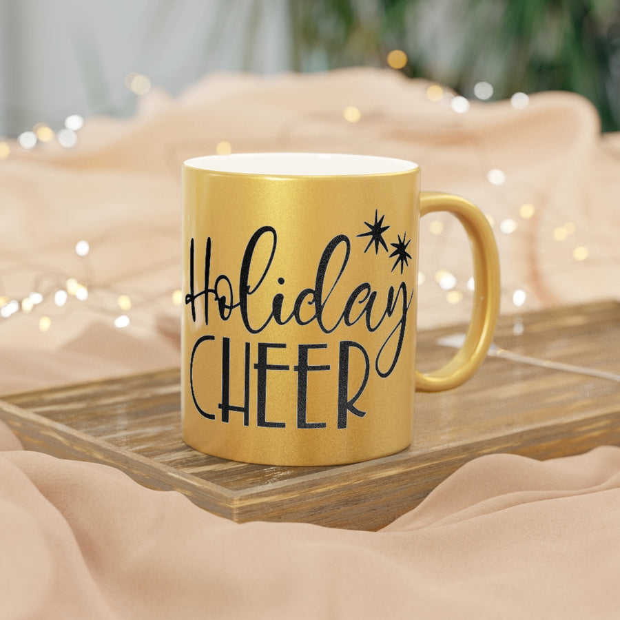 Holiday Cheer Metallic Mug