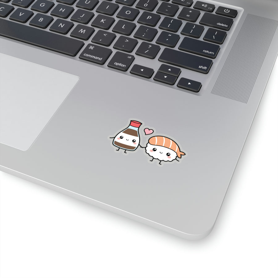Sushi & Sauce Couple Sticker