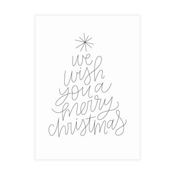 We Wish You A Merry Christmas Greeting Card Pack