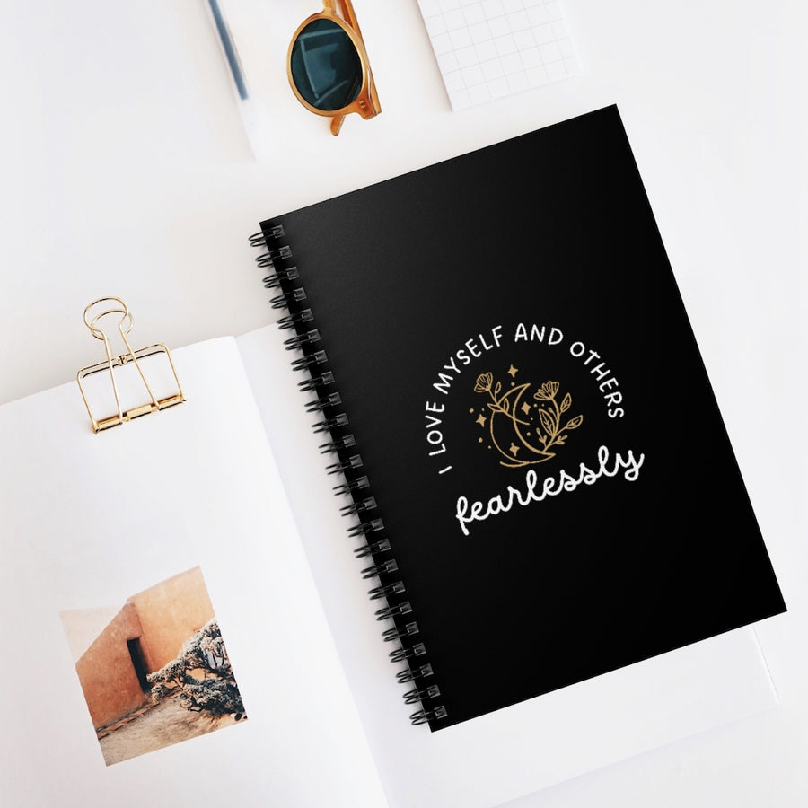 Fearlessly Spiral Lined Notebook