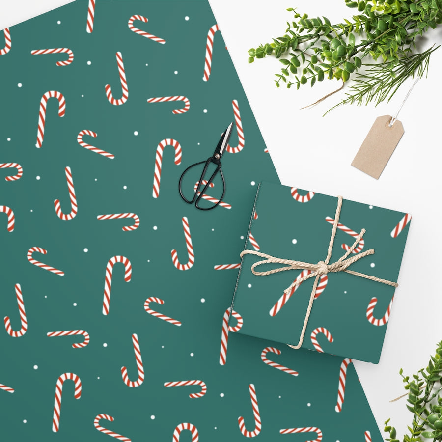 Candy Canes Wrapping Paper