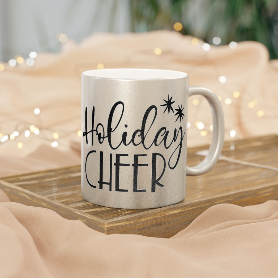 Holiday Cheer Metallic Mug