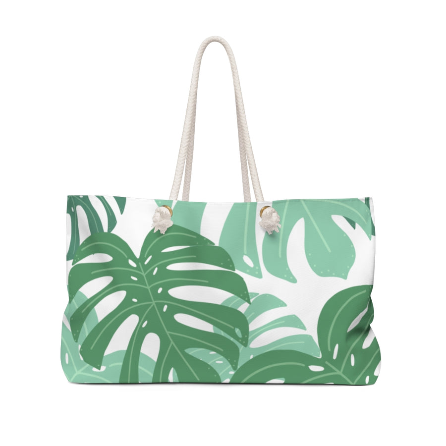 Green Tropical Weekender Bag