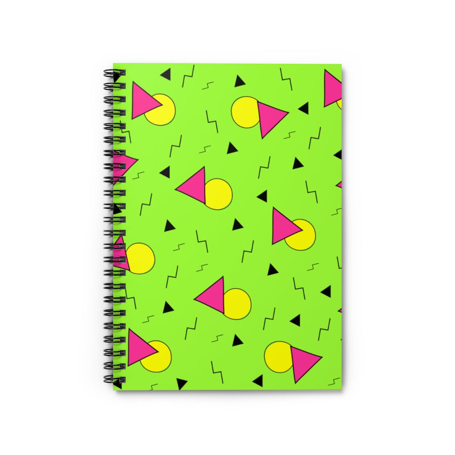 90s Retro Spiral Lined Notebook