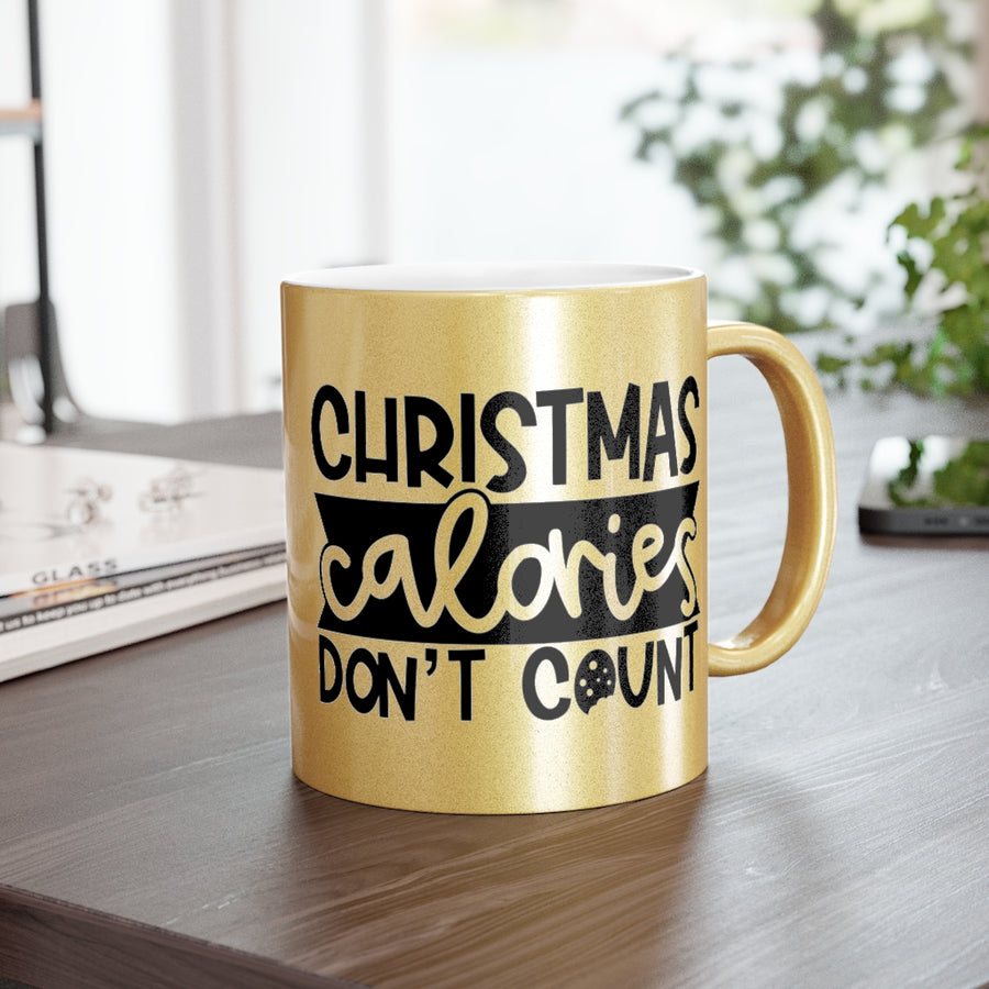Christmas Calories Metallic Mug