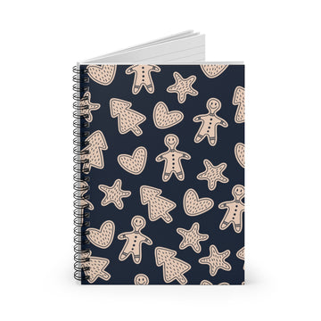 Gingerbread Spiral Lined Notebook