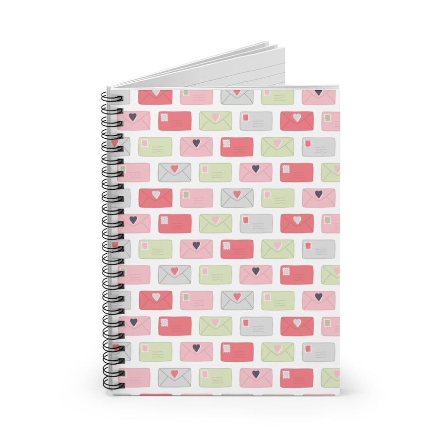 Love Letters Spiral Lined Notebook