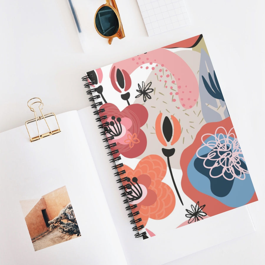 Hello Spring Spiral Lined Notebook