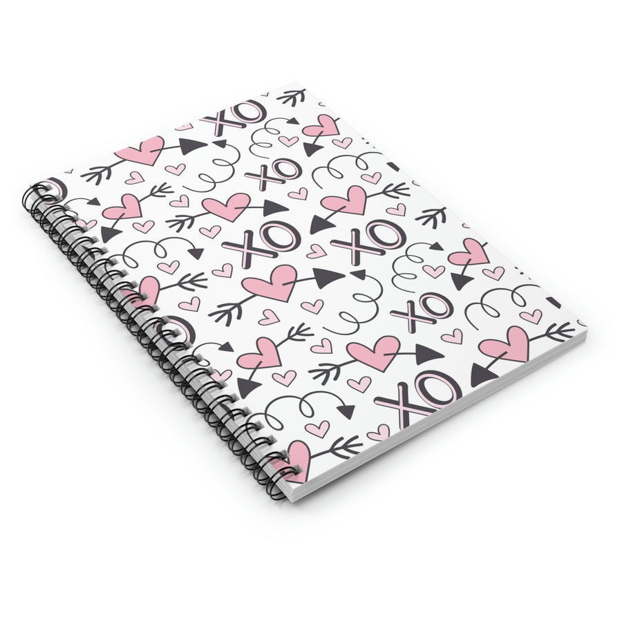 XO Doodles Spiral Lined Notebook