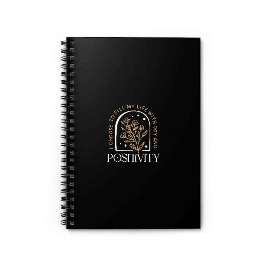 Joy & Positivity Spiral Lined Notebook