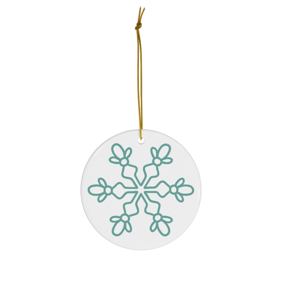 Little Snowflake Ceramic Ornament