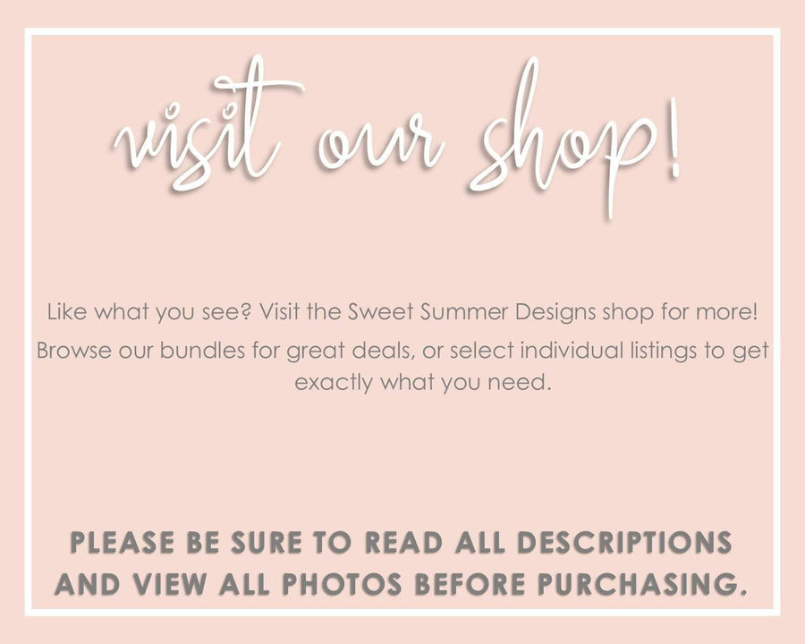 Online Shop Monthly Stats, Reseller Monthly Stats, Reseller Sales Tracker, Online Shop Planner, Online Clothing Shop Printable - Sweet Summer Designs