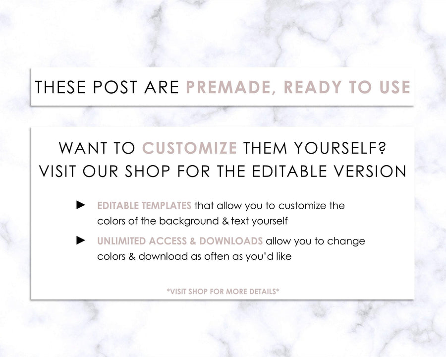 64 Fashion Boutique Instagram Posts - Lavender - Sweet Summer Designs