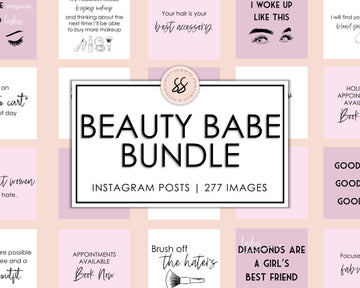 277 Instagram Beauty Posts - Variety Pack - Sweet Summer Designs
