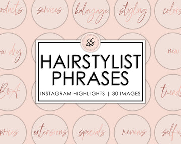 30 Hairstylist Instagram Highlights - Blush & Rose Gold - Sweet Summer Designs