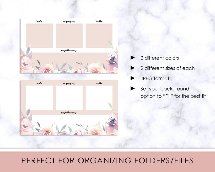 Desktop Wallpaper - Blush Floral - Sweet Summer Designs