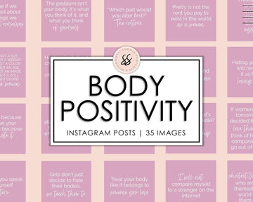 35 Body Positivity Instagram Posts - Dusty Rose - Sweet Summer Designs