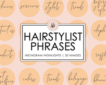 30 Hairstylist Instagram Highlights - Peach - Sweet Summer Designs