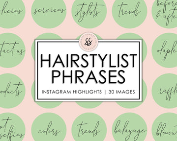 30 Hairstylist Instagram Highlights - Spring Green - Sweet Summer Designs