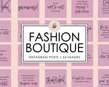 64 Fashion Boutique Instagram Posts - Dusty Rose